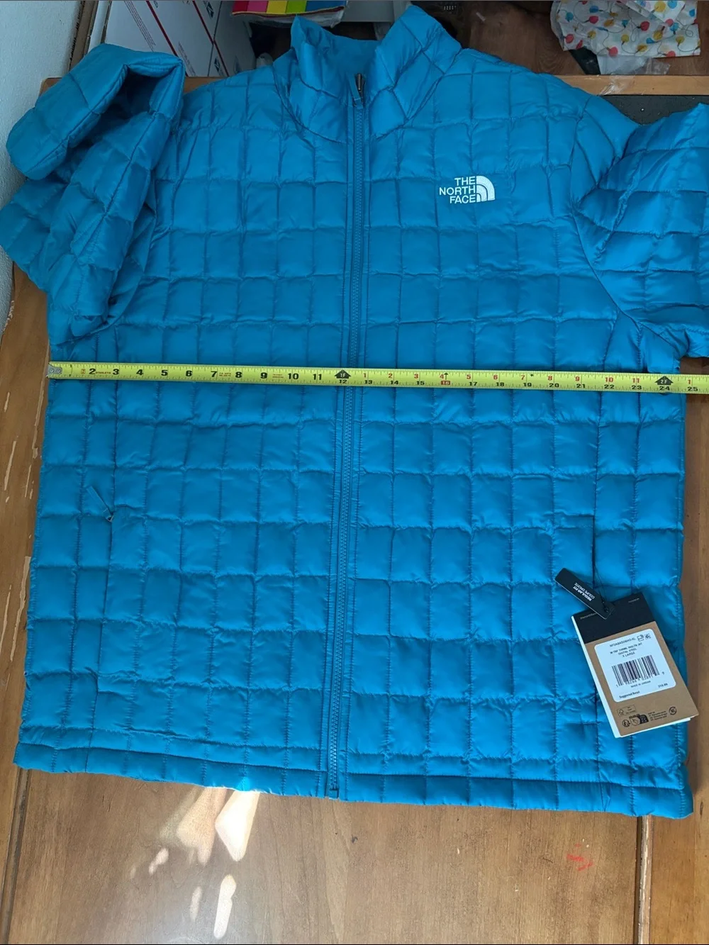The North Face NWT Thermoball Teal Puffer Jacket Size XL